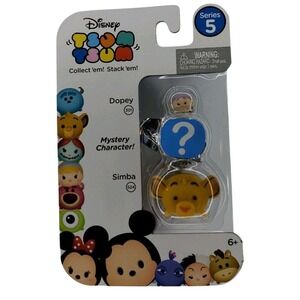 Disney Tsum Tsum Series 5 Simba Dopey‎ and mystery character collect and stack